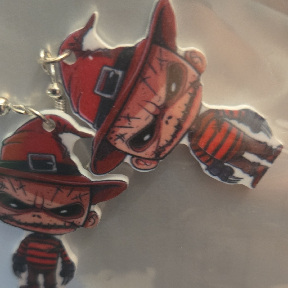 Nightmare On Elm Street Earrings NWT